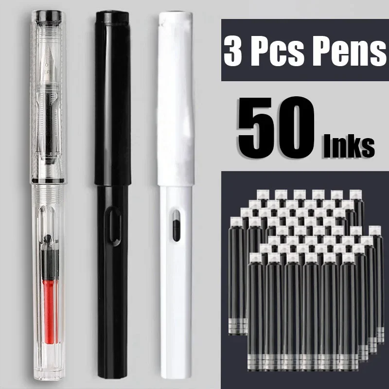 53-teiliges Füllfederhalter-Set mit Tinte