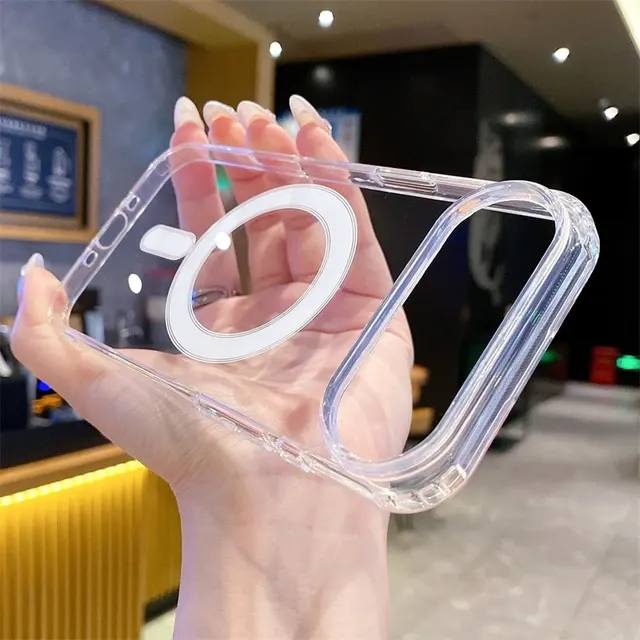 MagSafe Magnet Handyhülle transparent hart 1