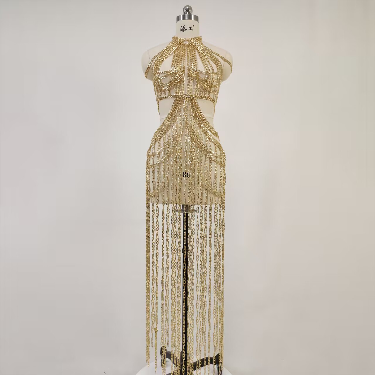 Neckholder-Maxikleid