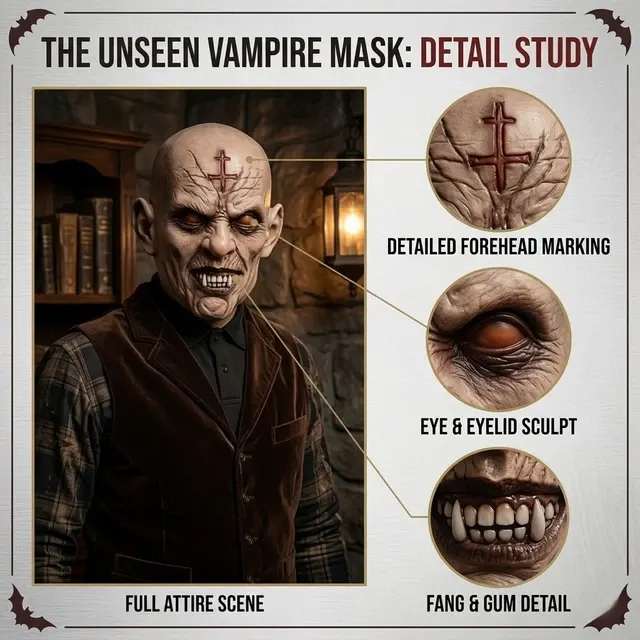 Vampir-Vollkopfmaske 3