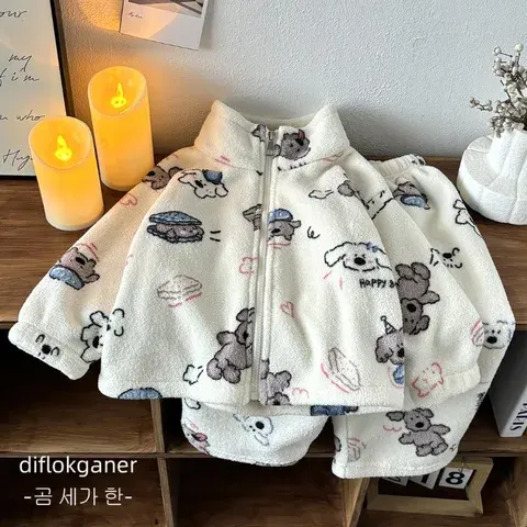 Kinder-Flanell-Schlafanzug