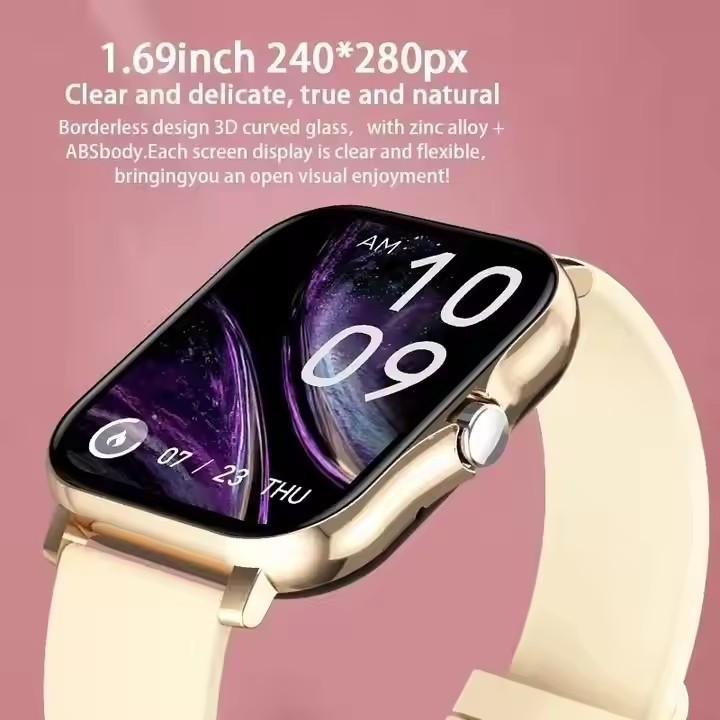 Großes Display Smartwatch für Herren, wasserdicht 3