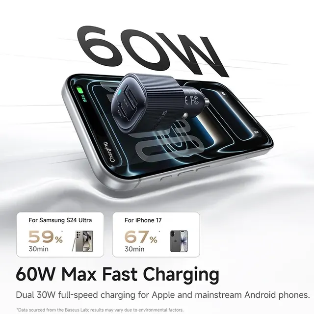 Magnetisches 160W Auto-Ladegerät mit USB-C 4