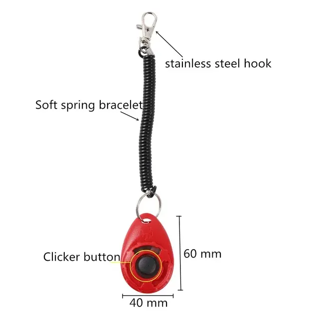 Clicker-Trainer mit Handgelenksband für Hunde 2