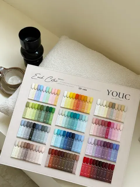 120-Farben French-Gel-Lack-Set mit LED-UV 3