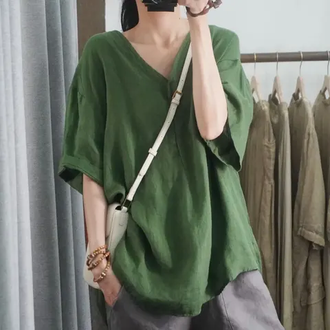 Übergröße Lockeres Shirt