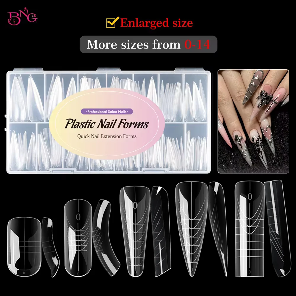 Stiletto-Nagelformen, Großpackung 150 Stück