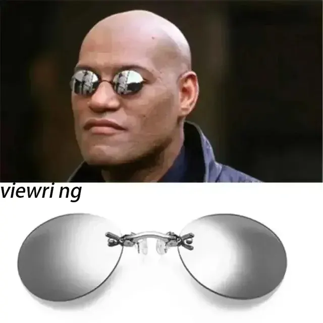 Clip-On Nasenbrille ohne Rahmen Vintage 2