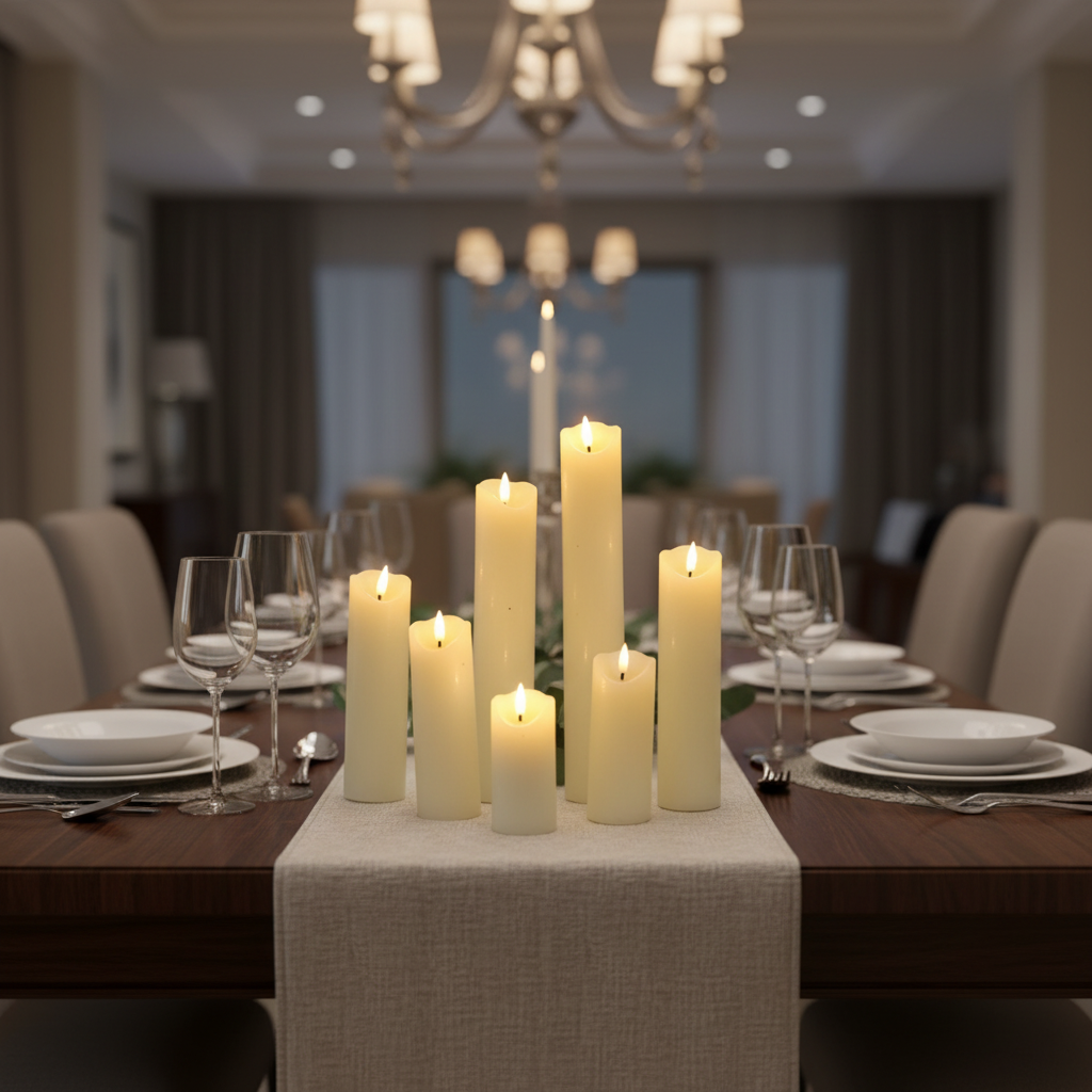Flammenlose LED-Kerzen