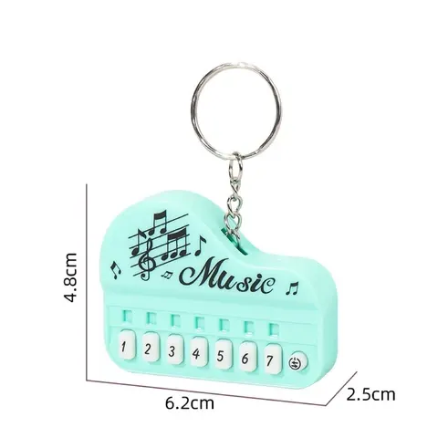 Mini-E-Piano-Schlüsselanhänger mit Licht und Musik