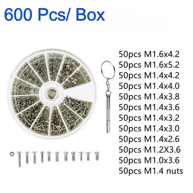 Brillen-Reparatur-Schraubenset 240 Stück 3
