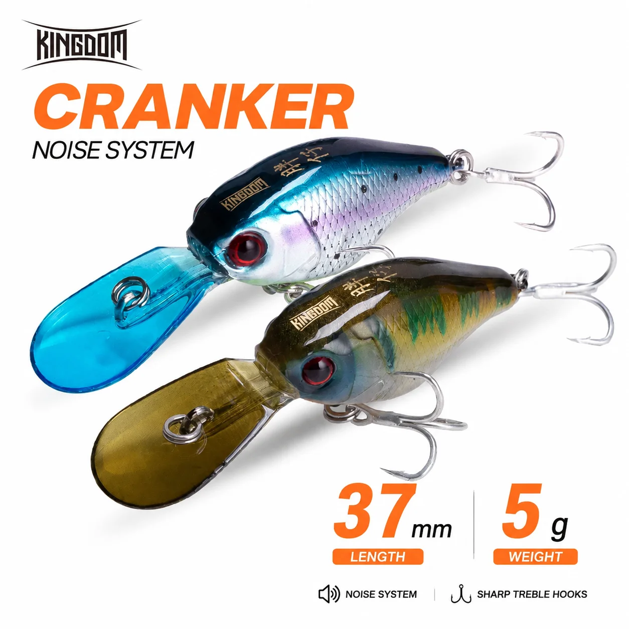 Langsam sinkender Mini-Wobbler, 5 g