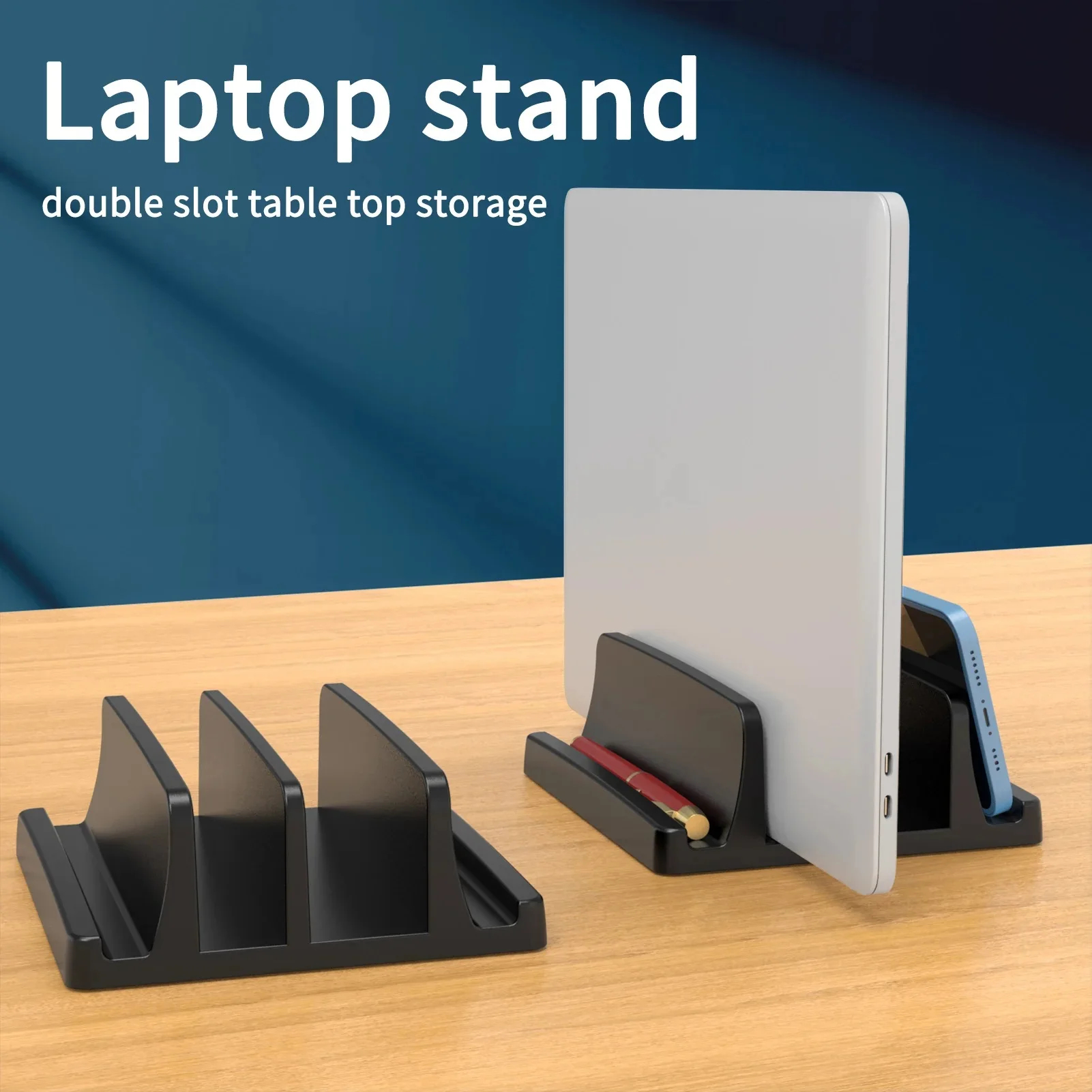 Laptop-Ständer vertikal
