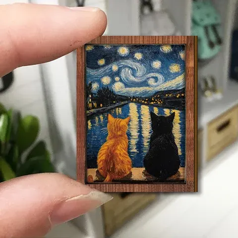 gerahmter Mini-Kunstdruck
