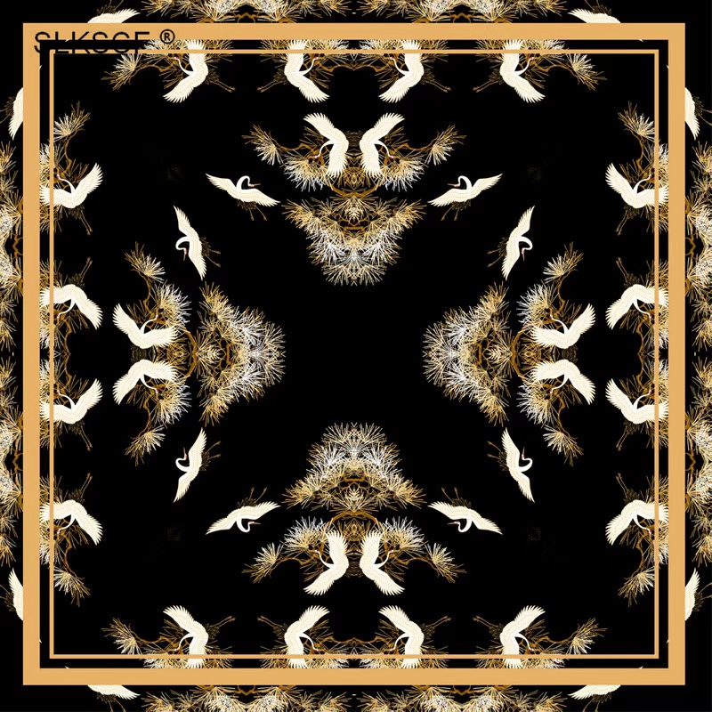 Seidentuch aus Crêpe Satin, Digitaldruck