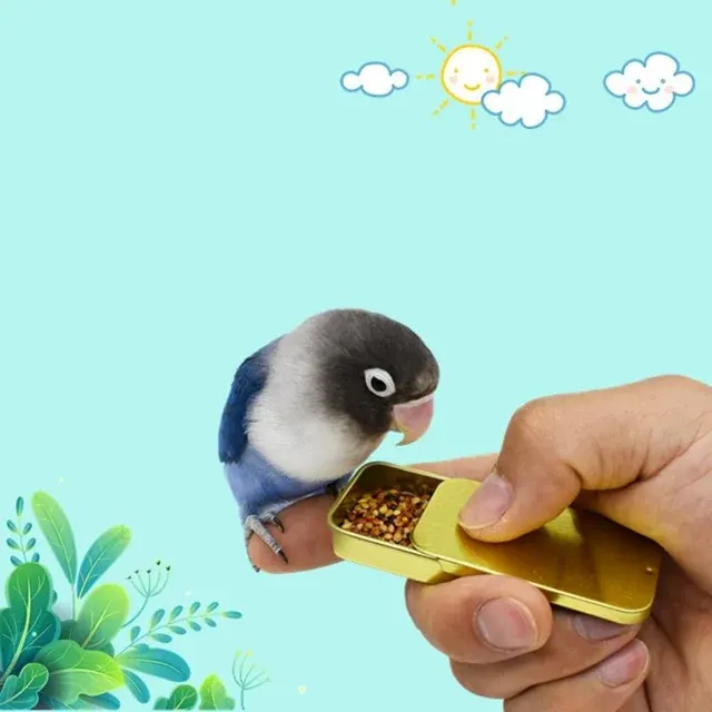 Vogel-Spielzeug mit Futterspender 2