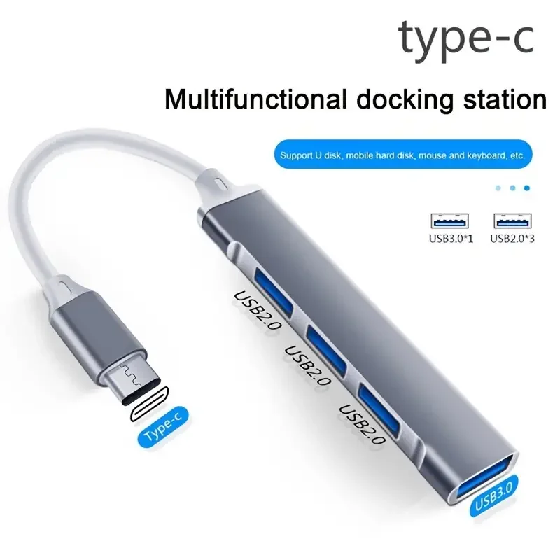 7-in-1 USB-C Multiport-Hub aus Aluminium