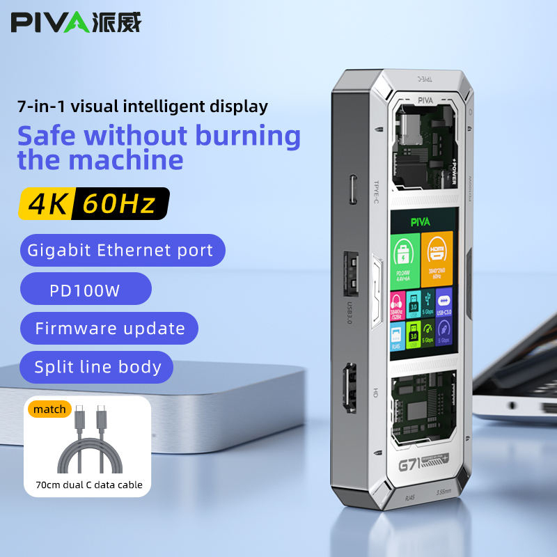 7-in-1 USB-C Docking Station 4K 60Hz 2