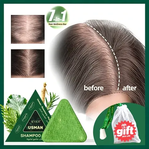 Anti-Haarausfall Shampoo-Riegel 120g Pflanzenextrakt