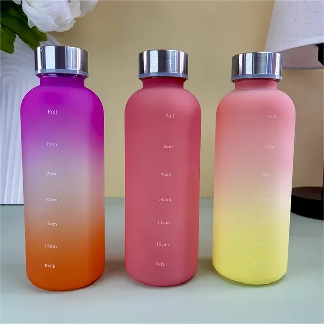 Auslaufsichere 550-ml-Sportflasche mit Zeitmarkierung 4