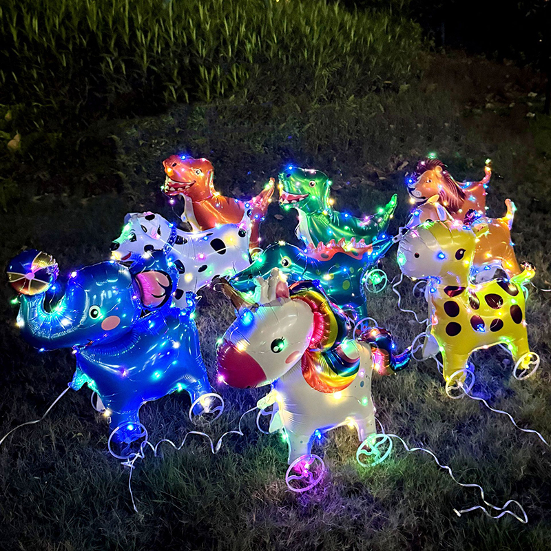 LED-Tierballon mit Rädern für Parks
