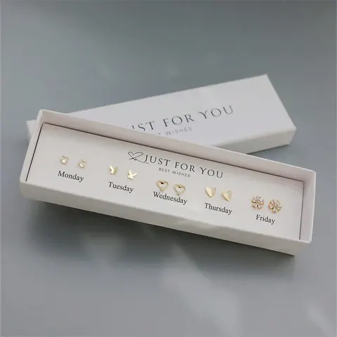 Zirkonia-Ohrstecker-Set