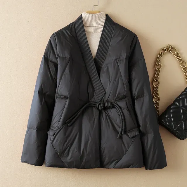 Damen-Daunenmantel oversize 3