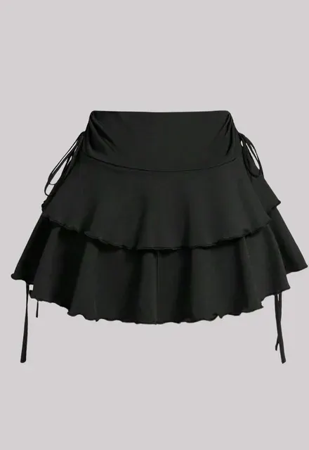 Plus-Size-Rüschenrock 2