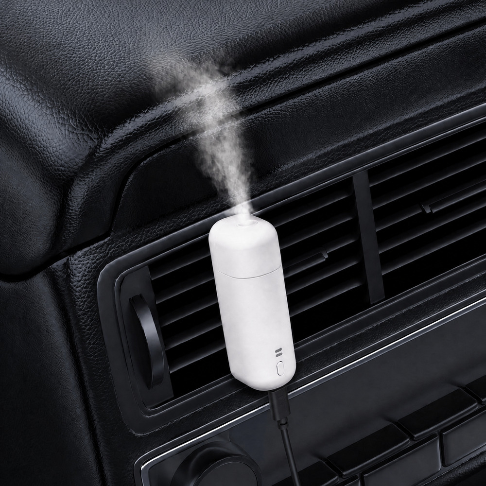 Auto-Duftzerstäuber mit USB und Lüftungsclip 2