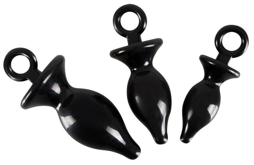 Analtraining-Set aus drei Plugs 2