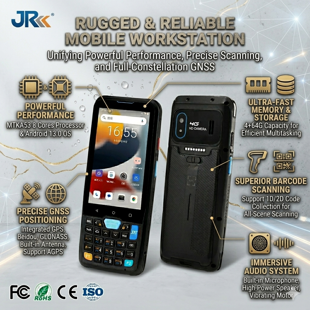 Robuster Android-Datensammler mit 2D-Barcode-Leser