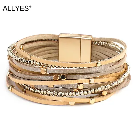 Lederwickelarmband