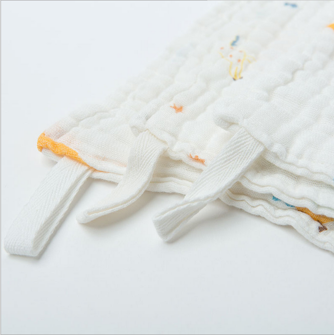 6-lagiges Musselin-Waschlappen-Set 25x25 cm 4