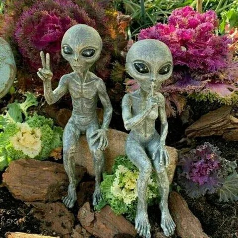 Gartenfigur Alien