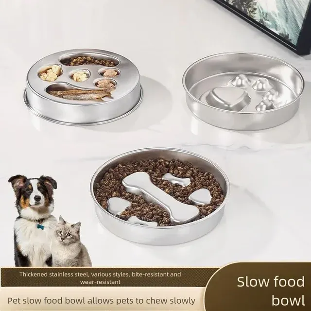Edelstahl-Slow-Feeder-Napf 3