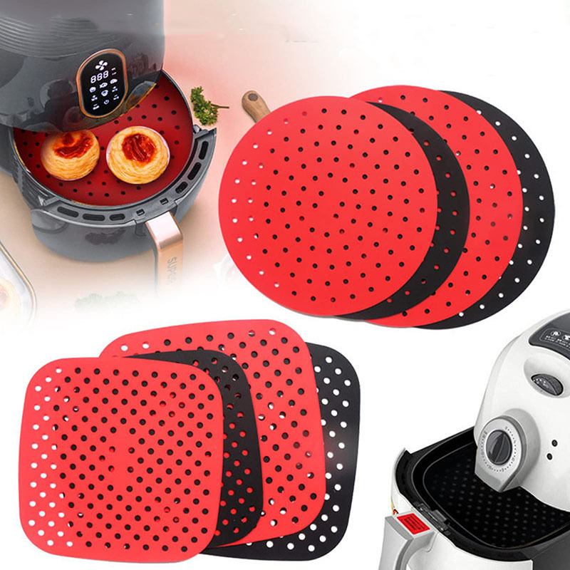 Perforierte Silikon-Matte für Heißluftfritteuse 2