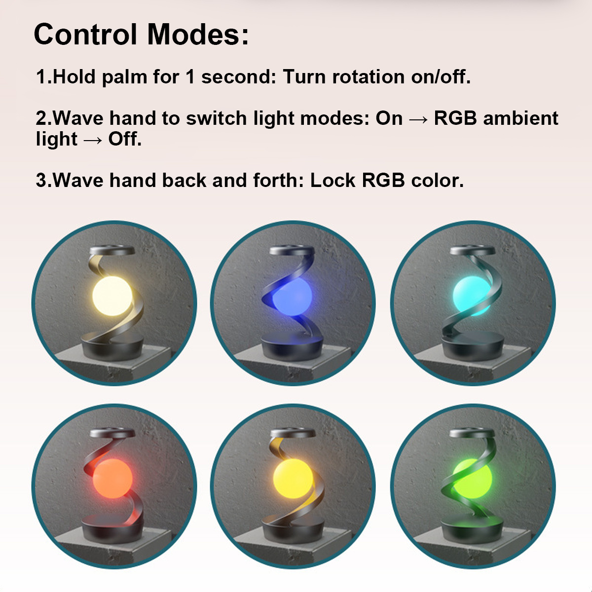Wiederaufladbare LED-Campinglaterne mit RGB-Farbmodi 4
