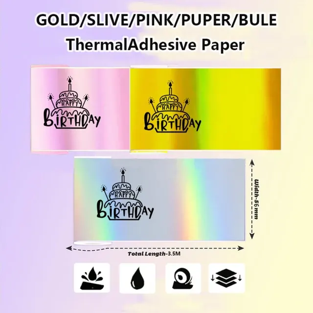 Holografische Thermo-Etikettenrolle 4