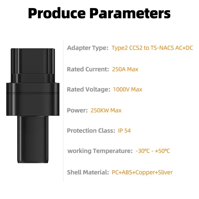 CCS2-NACS E-Auto Adapter 2