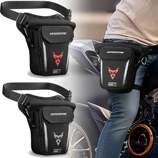 Wasserdichter Motorrad-Rucksack mit Helmfach 3