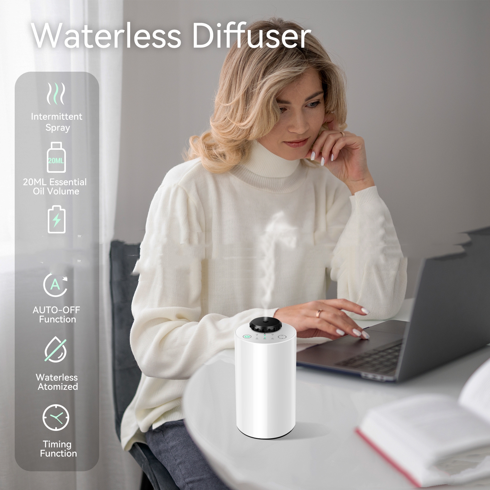 Wasserloser Aromadiffuser mit Kaltnebel