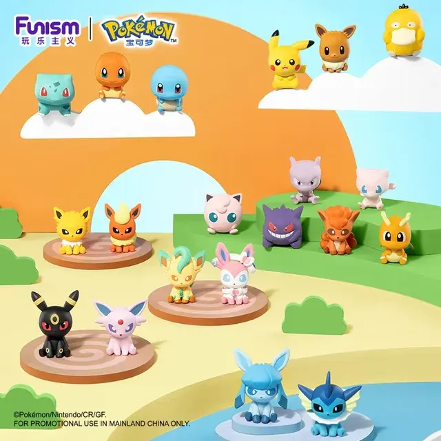 Pokémon Umbreon und Gengar Mini-Figurenset 2
