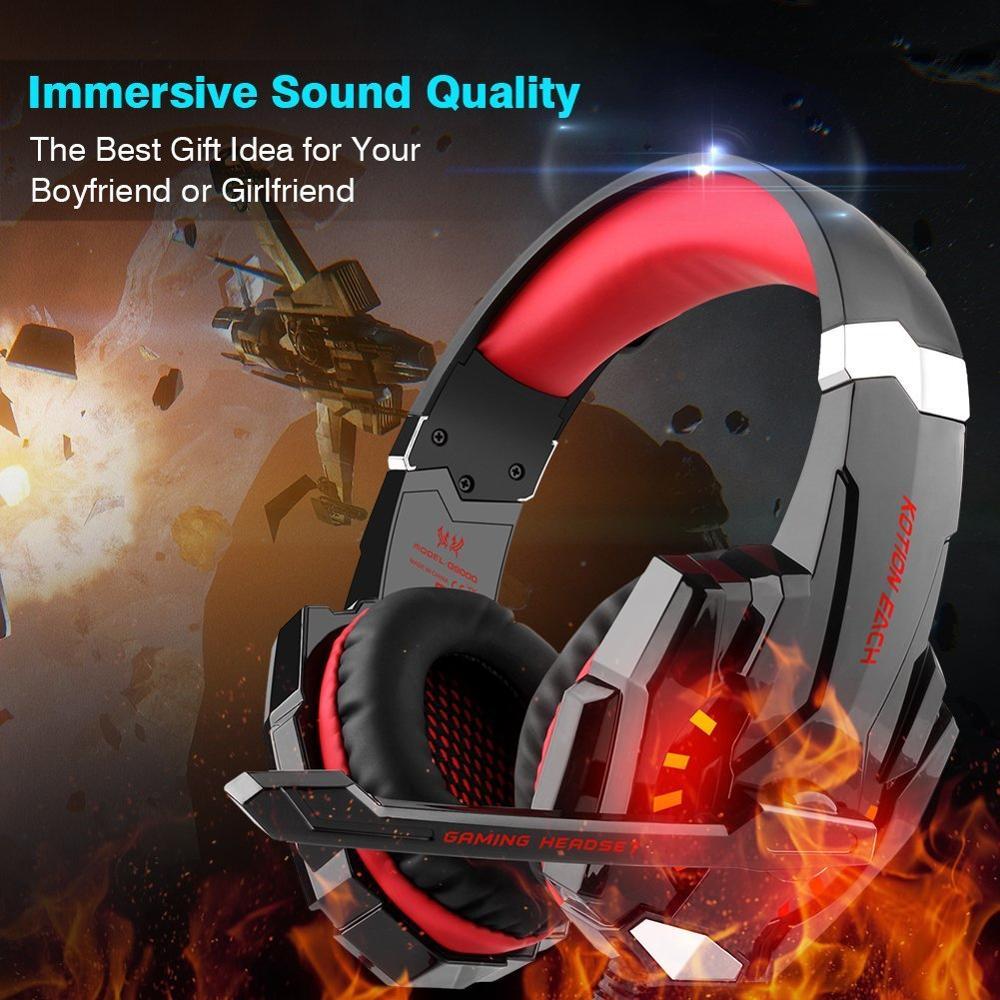 Stereo Gaming-Headset LED für PS4 & PC 3