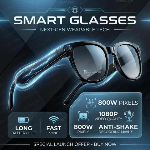 Smarte Brille mit Kamera