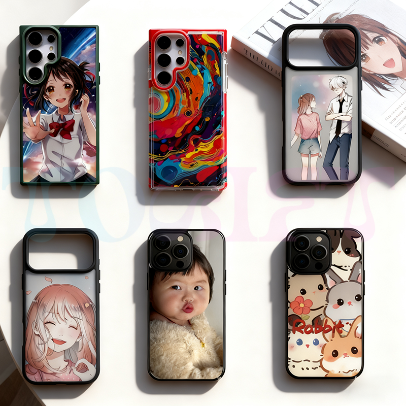Bunte wasserdichte Anime-Silikon-Handyhülle 3