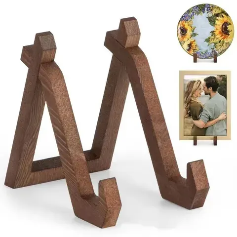 Holz-Plattenhalter Ständer