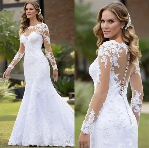 Meerjungfrau-Brautkleid