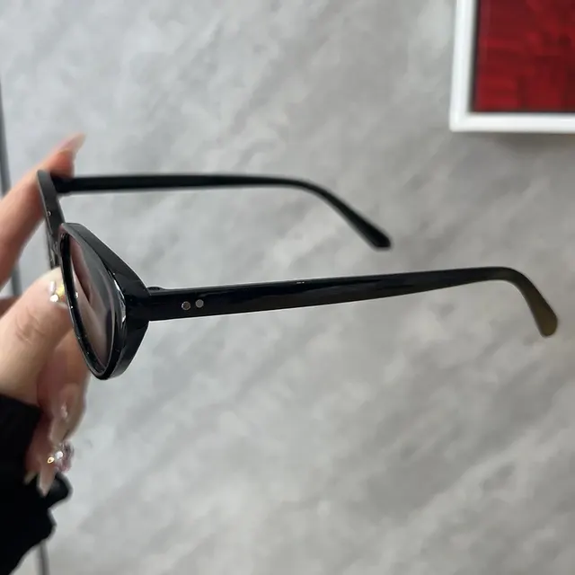 Retro Cat-Eye Sonnenbrille mit Nieten, Mehrfarbig 4