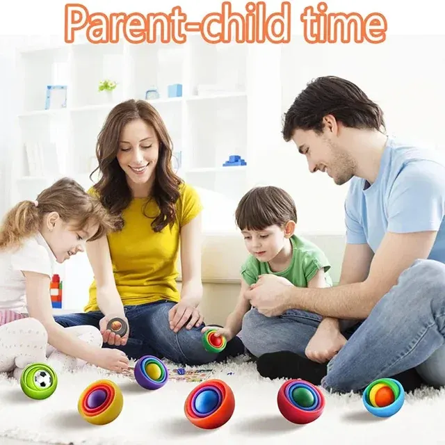 3D Rotation Gyro Fidget Ball, Sensorik-Spielzeug 2
