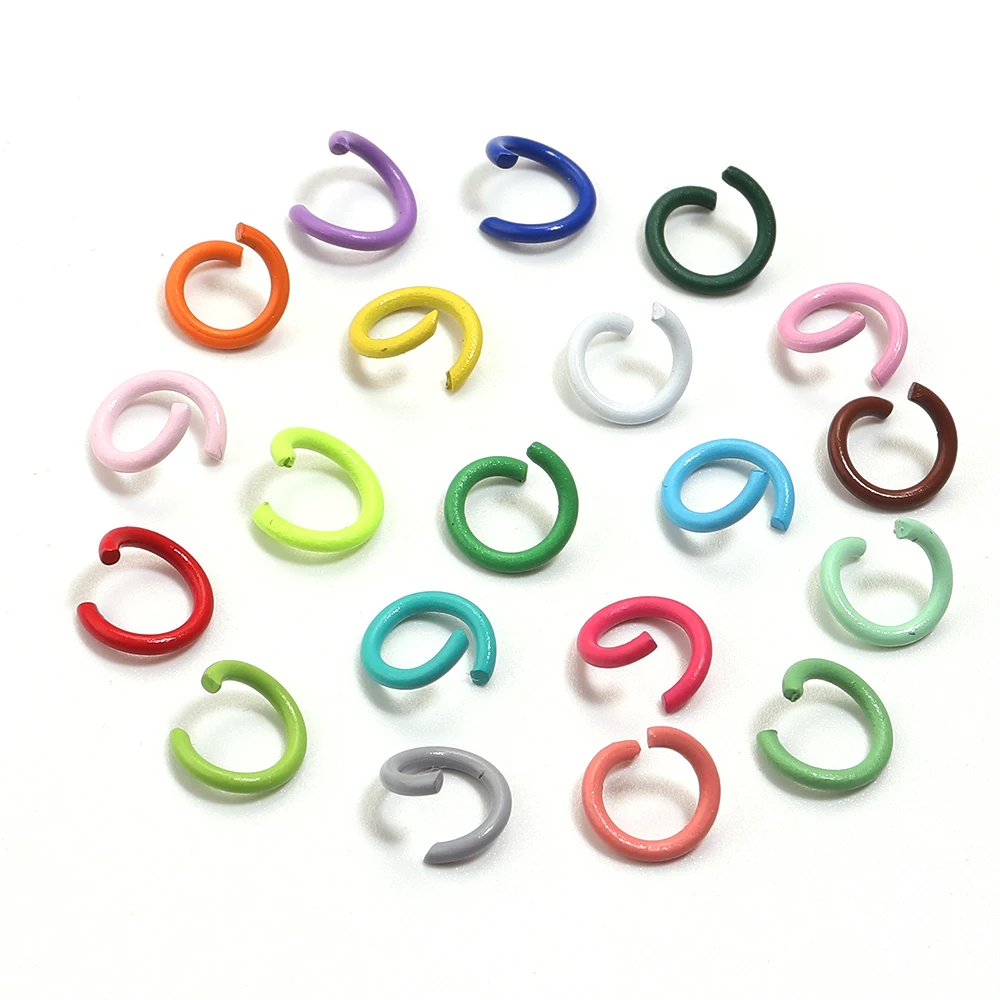 Offene 8-mm-Biegeringe aus Metall 4